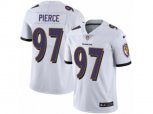 Baltimore Ravens #97 Michael Pierce White Vapor Untouchable Limited Player NFL Jersey