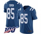 Indianapolis Colts #85 Eric Ebron Royal Blue Team Color Vapor Untouchable Limited Player 100th Season Football Jersey