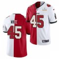 Tampa Bay Buccaneers #45 Devin Nike Red White Split Two Tone Jersey