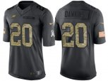 Philadelphia Eagles #20 Brian Dawkins Stitched Black NFL Salute to Service Limited Jerseys