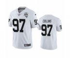 Las Vegas Raiders #97 Maliek Collins White 2020 Inaugural Season Vapor Limited Jersey