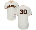 San Francisco Giants #30 Orlando Cepeda Cream Home Flex Base Authentic Collection Baseball Jersey