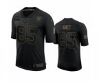 Chicago Bears #85 Cole Kmet Black 2020 Salute To Service Limited Jersey