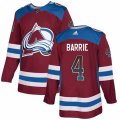 Colorado Avalanche #4 Tyson Barrie Authentic Burgundy Drift Fashion NHL Jersey