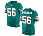 Miami Dolphins #56 Davon Godchaux Elite Aqua Green Alternate Football Jersey