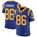 Los Angeles Rams #86 Derek Carrier Royal Blue Alternate Vapor Untouchable Limited Player NFL Jersey