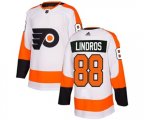 Adidas Philadelphia Flyers #88 Eric Lindros Authentic White Away NHL Jersey