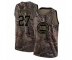Detroit Pistons #27 Zaza Pachulia Swingman Camo Realtree Collection NBA Jersey