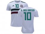 Mexico #10 G.Dos Santos Away Soccer Country Jersey
