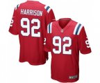 New England Patriots #92 James Harrison Game Red Alternate Football Jersey