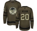 Adidas Buffalo Sabres #20 Scott Wilson Authentic Green Salute to Service NHL Jersey