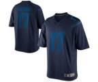 Los Angeles Chargers #17 Philip Rivers Navy Blue Drenched Limited Football Jersey