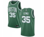 Boston Celtics #35 Reggie Lewis Swingman Green(White No.) Road NBA Jersey - Icon Edition