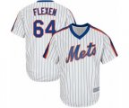 New York Mets Chris Flexen Replica White Alternate Cool Base Baseball Player Jersey