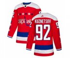 Washington Capitals #92 Evgeny Kuznetsov Premier Red Alternate NHL Jersey