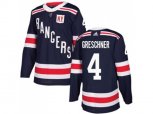 Adidas New York Rangers #4 Ron Greschner Navy Blue Authentic 2018 Winter Classic Stitched NHL Jersey