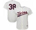 Minnesota Twins #38 Blake Parker Replica Cream Alternate Cool Base Baseball Jersey