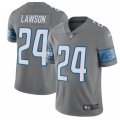 Detroit Lions #24 Nevin Lawson Limited Steel Rush Vapor Untouchable NFL Jersey