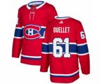 Montreal Canadiens #61 Xavier Ouellet Premier Red Home NHL Jersey