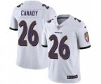 Baltimore Ravens #26 Maurice Canady White Vapor Untouchable Limited Player Football Jersey