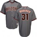 Arizona Diamondbacks #31 Brad Boxberger Replica Grey Road Cool Base MLB Jersey