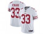 San Francisco 49ers #33 Roger Craig Vapor Untouchable Limited White NFL Jersey