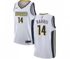 Denver Nuggets #14 Gary Harris Authentic White Basketball Jersey - Association Edition