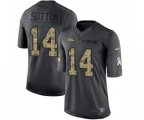 Denver Broncos #14 Courtland Sutton Limited Black 2016 Salute to Service Football Jersey