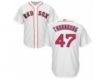 Boston Red Sox #47 Tyler Thornburg Replica White Home Cool Base MLB Jersey