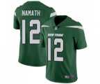 New York Jets #12 Joe Namath Green Team Color Vapor Untouchable Limited Player Football Jersey