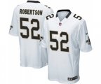 New Orleans Saints #52 Craig Robertson Game White Football Jersey