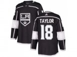 Los Angeles Kings #18 Dave Taylor Black Home Authentic Stitched NHL Jersey