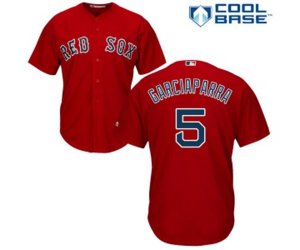 Boston Red Sox #5 Nomar Garciaparra Replica Red Alternate Home Cool Base Baseball Jersey
