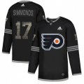 Philadelphia Flyers #17 Wayne Simmonds Black Authentic Classic Stitched NHL Jersey