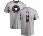 Houston Astros #54 Roberto Osuna Ash Backer T-Shirt
