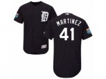 Detroit Tigers #41 Victor Martinez Navy Blue Flexbase Authentic Collection MLB Jersey