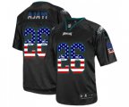 Philadelphia Eagles #26 Jay Ajayi Elite Black USA Flag Fashion Football Jersey