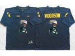 Michigan Wolverines #2 Charles Woodson Navy Blue Player Fashion Stitched NCAA Jersey