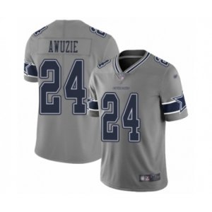 Dallas Cowboys #24 Chidobe Awuzie Limited Gray Inverted Legend Football Jersey