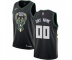 Milwaukee Bucks Customized Authentic Black Alternate Basketball Jersey - Statement Edition