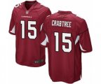 Arizona Cardinals #15 Michael Crabtree Game Red Team Color Football Jersey