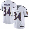 Baltimore Ravens #34 Alex Collins White Vapor Untouchable Limited Player NFL Jersey