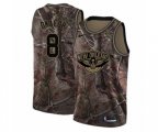 New Orleans Pelicans #8 Jahlil Okafor Swingman Camo Realtree Collection NBA Jersey