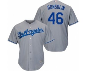 Los Angeles Dodgers Tony Gonsolin Replica Grey Road Cool Base Baseball Player Jersey