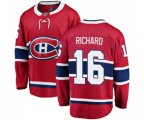 Montreal Canadiens #16 Henri Richard Authentic Red Home Fanatics Branded Breakaway NHL Jersey