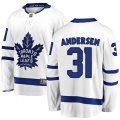 Toronto Maple Leafs #31 Frederik Andersen Fanatics Branded White Away Breakaway NHL Jersey