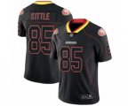 San Francisco 49ers #85 George Kittle Limited Lights Out Black Rush Football Jersey