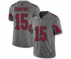 Arizona Cardinals #15 Michael Crabtree Limited Silver Inverted Legend Football Jersey