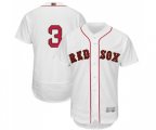 Boston Red Sox #3 Babe Ruth White 2019 Gold Program Flex Base Authentic Collection Baseball Jersey