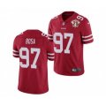 San Francisco 49ers #97 Nick Bosa Red 2021 75th Anniversary Vapor Untouchable Limited Jersey